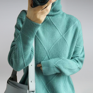 Sweter z golfem