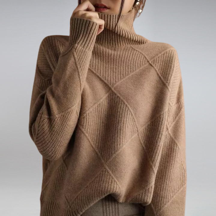 Sweter z golfem