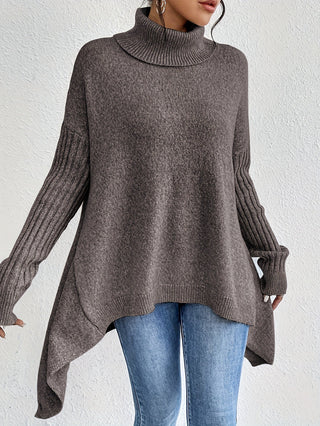 Léïna™ – Miękki, swobodny sweter z golfem