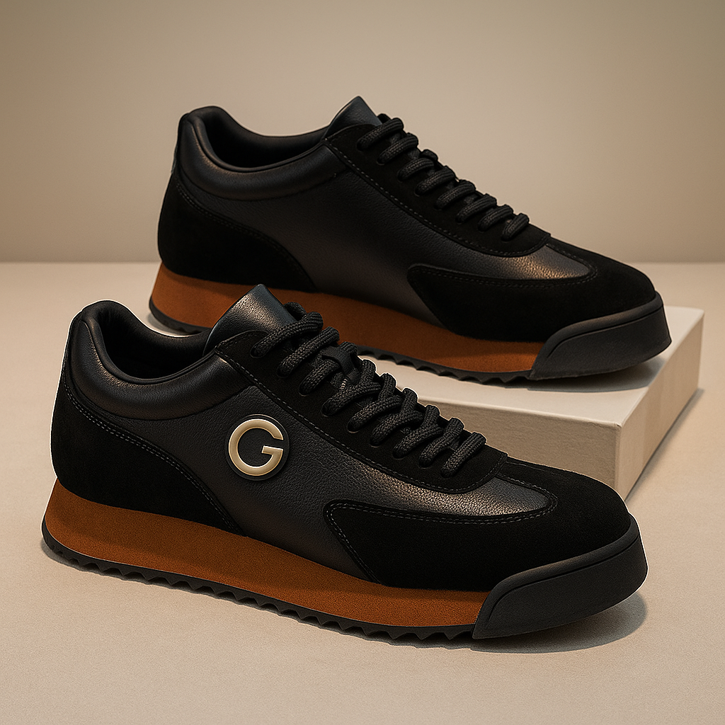 Eleganckie Skórzane Buty