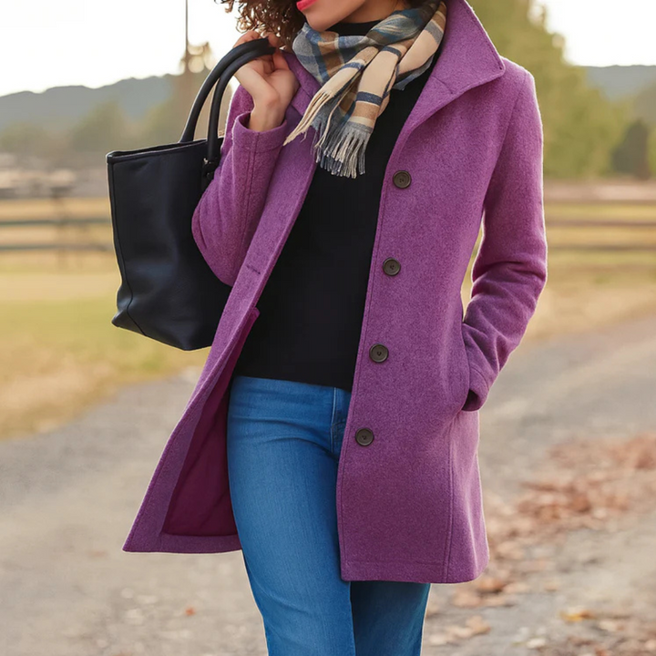 ADRIANA | Elegante Jas met Omarmende Warmte en Tijdloze Stijl