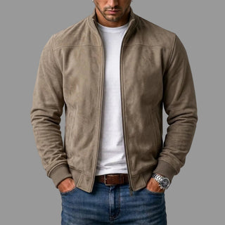 Sepp | Zamszowa kurtka bomberka