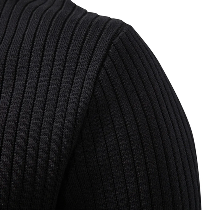 Prążkowana koszulka Henley