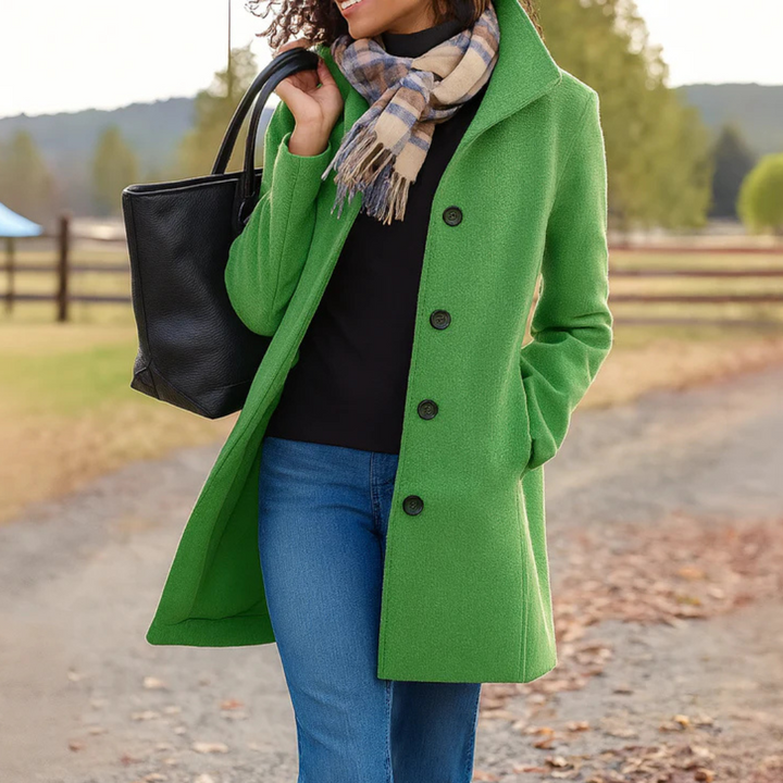 ADRIANA | Elegante Jas met Omarmende Warmte en Tijdloze Stijl