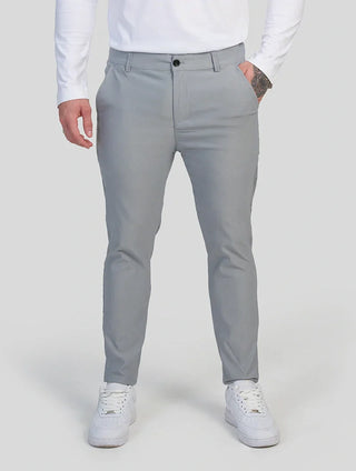 Felix Slim Fit Stretch Spodnie Męskie – Jasnoszare