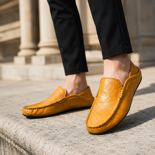Tomasz | Eleganckie Skórzane Mokasyny