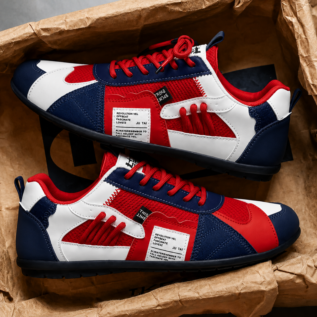 Oskar | Kolorowe trampki w stylu retro