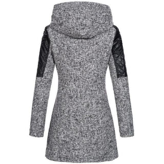 Manteau Décontracté Élégant À Capuche