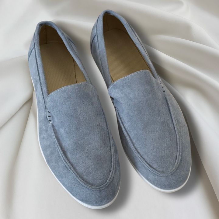 Alphonse | Eleganckie mokasyny z zamszu