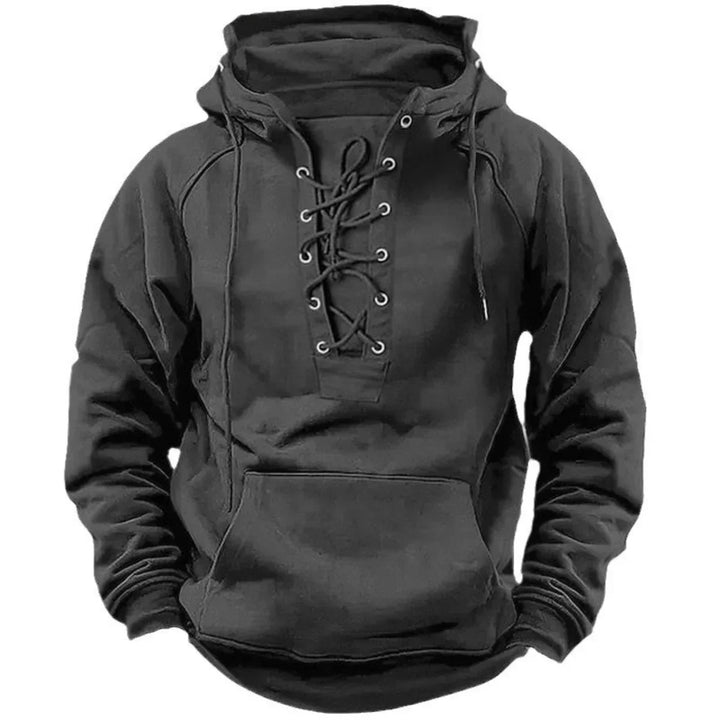 Sweter z plecionym wzorem