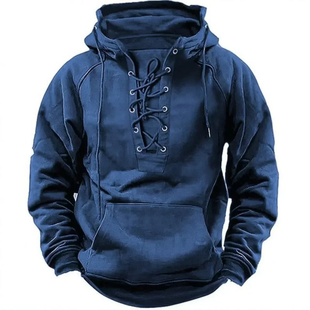 Sweter z plecionym wzorem