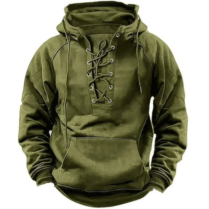 Sweter z plecionym wzorem