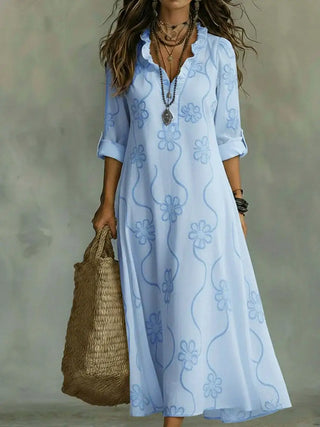Likka – sukienka maxi w kwiatowy wzór