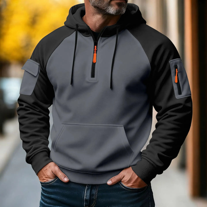 Stylowy sweter z zamkiem błyskawicznym