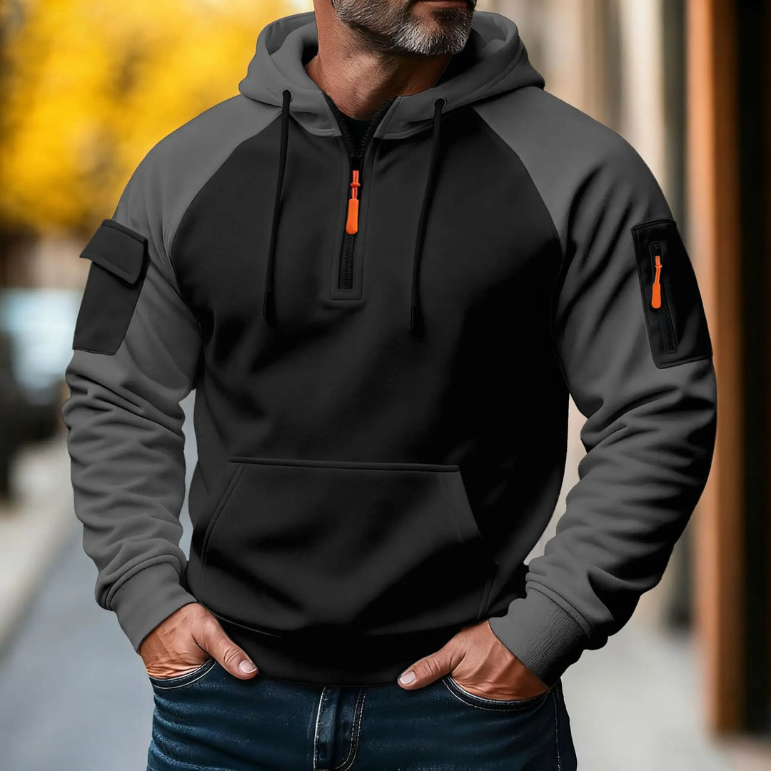 Stylowy sweter z zamkiem błyskawicznym