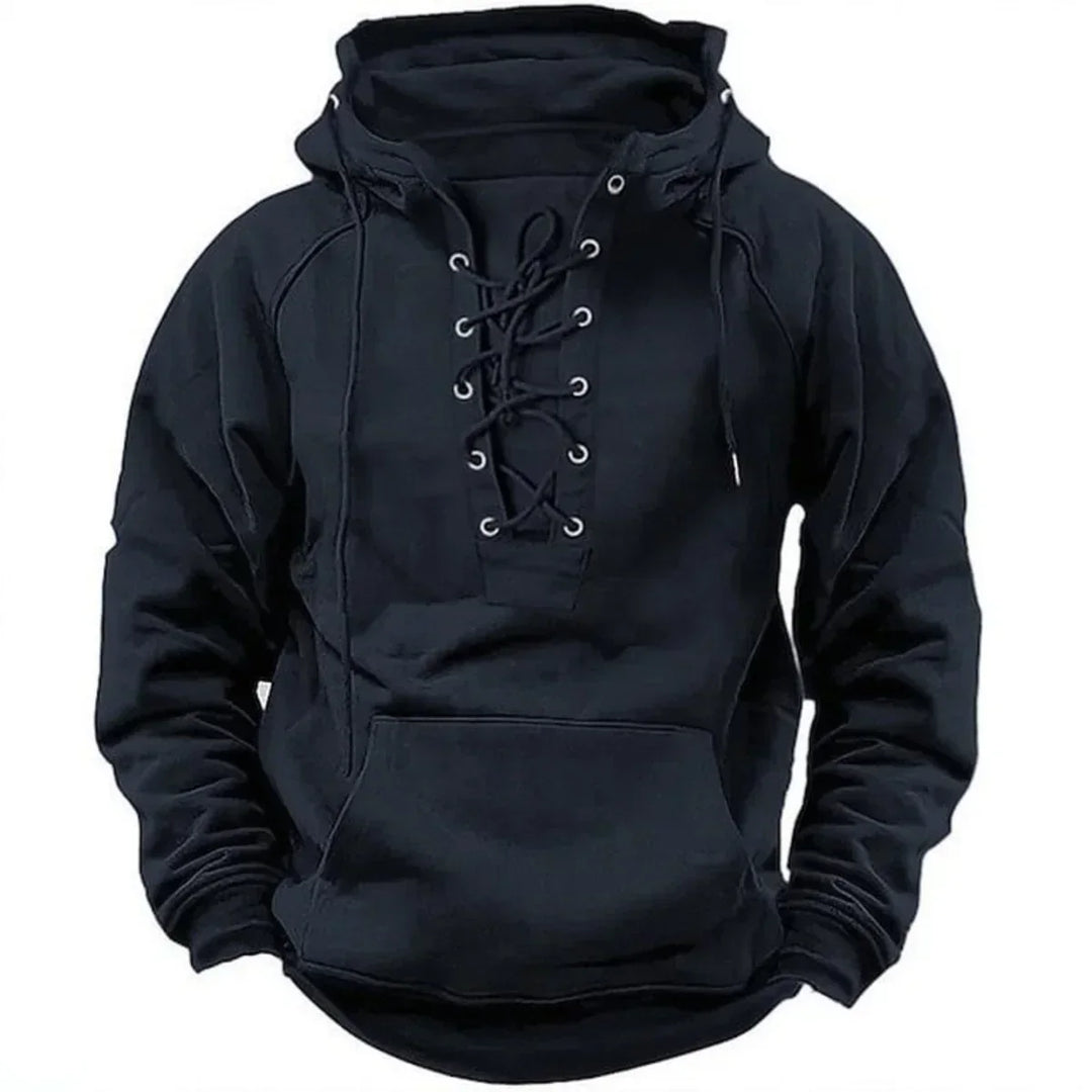 Sweter z plecionym wzorem