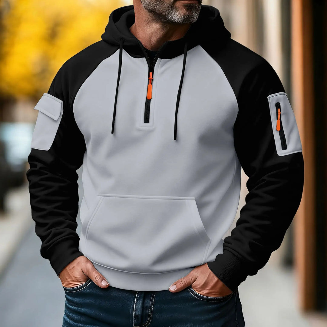 Stylowy sweter z zamkiem błyskawicznym