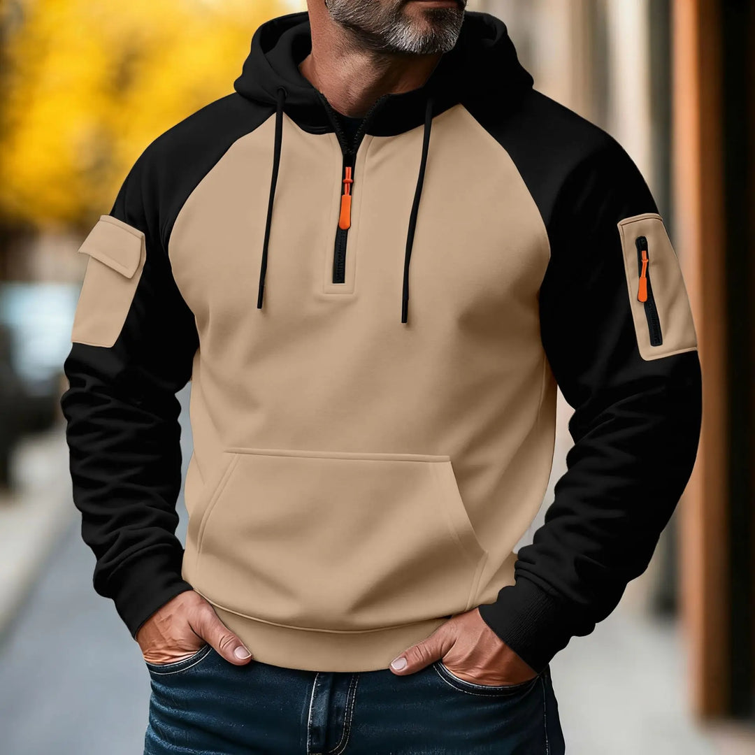 Stylowy sweter z zamkiem błyskawicznym