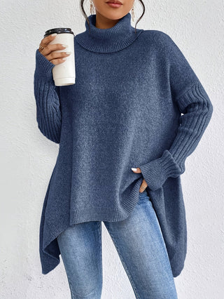 Léïna™ – Miękki, swobodny sweter z golfem
