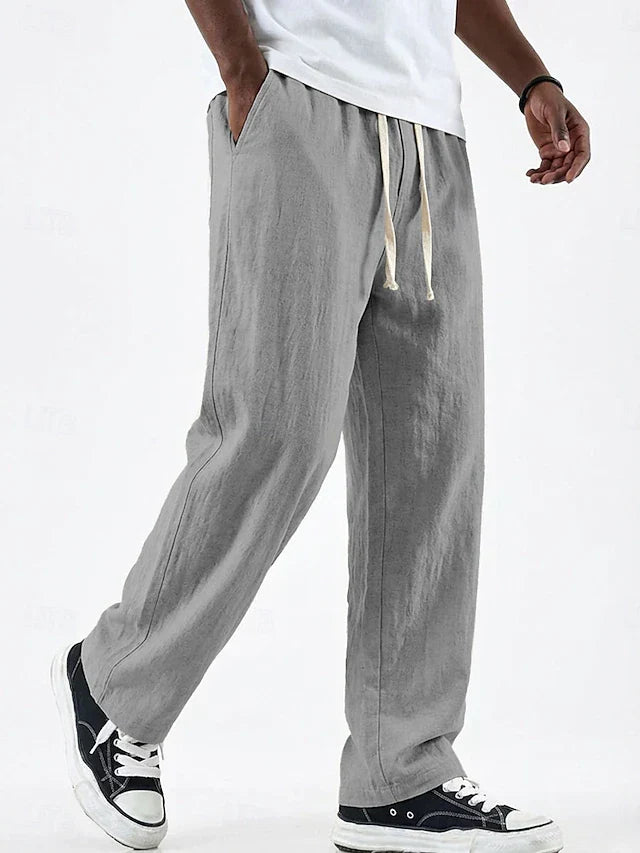 Lekka lniana spodnie