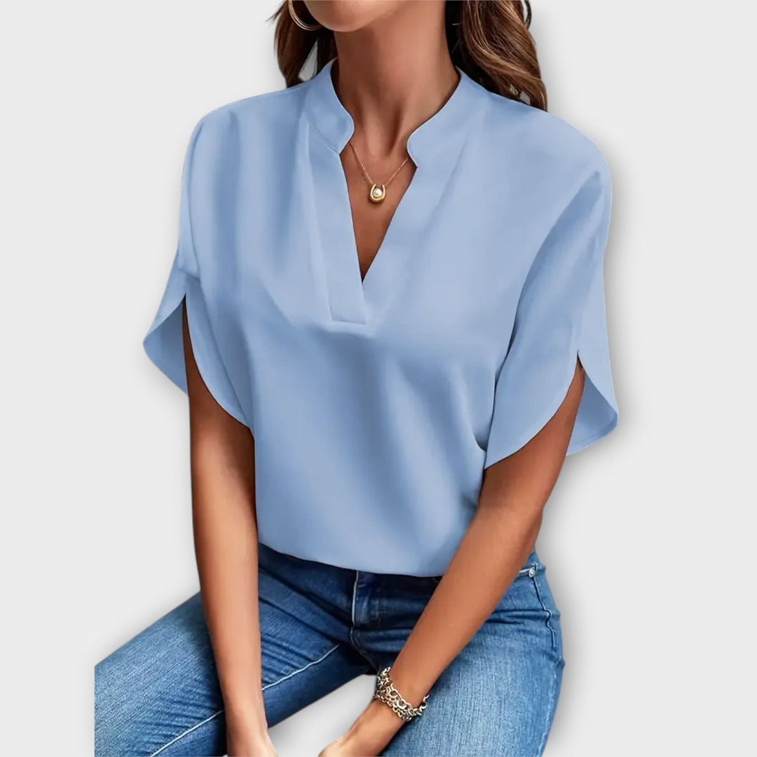Elegancki letni top na ramiączkach
