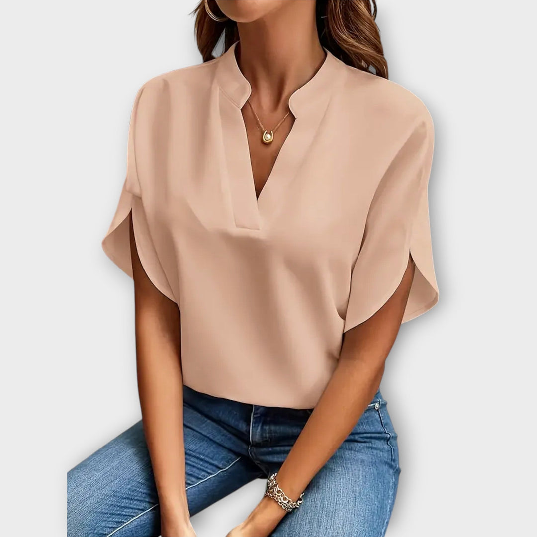 Elegancki letni top na ramiączkach