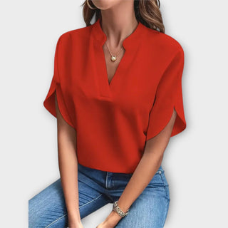 Elegancki letni top na ramiączkach