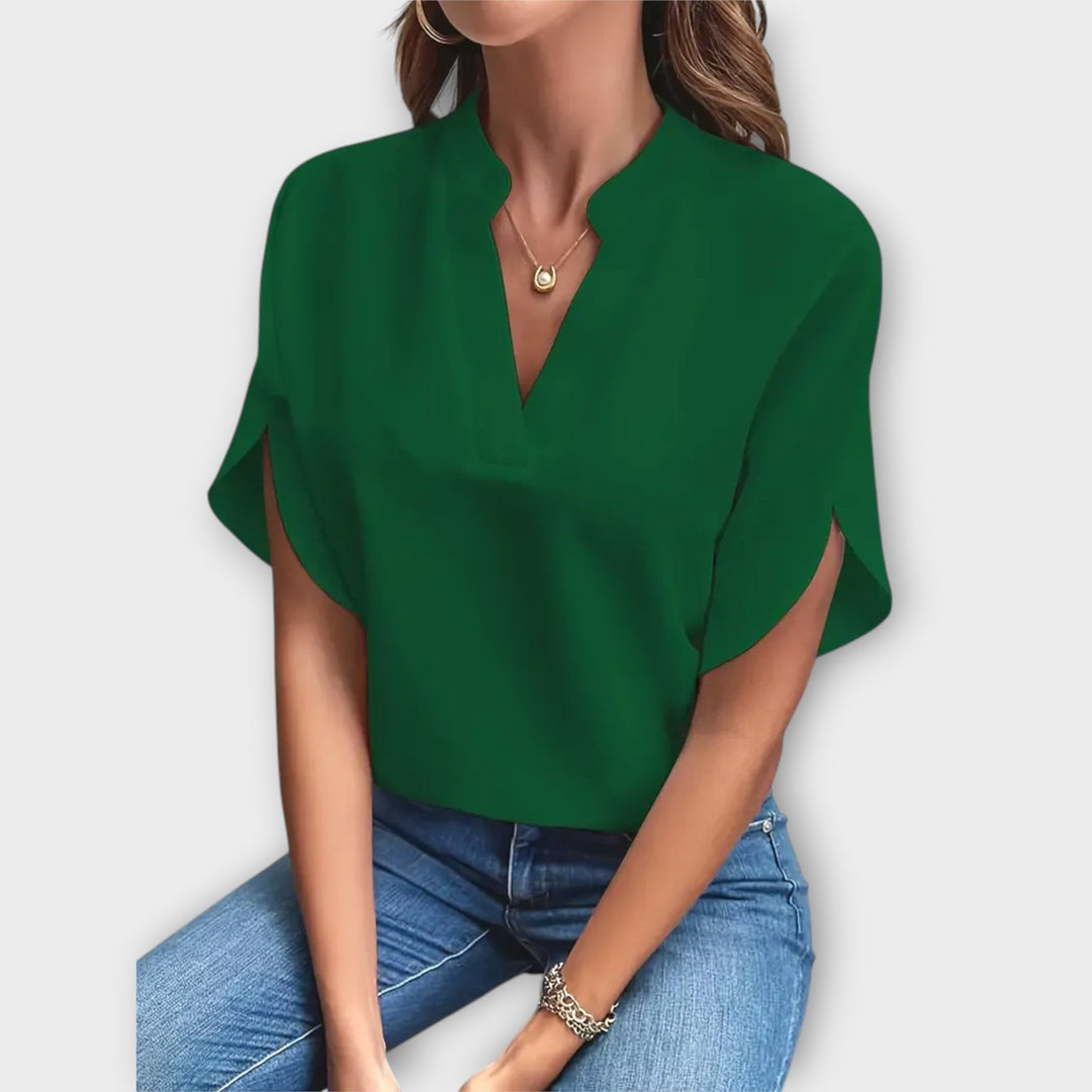 Elegancki letni top na ramiączkach