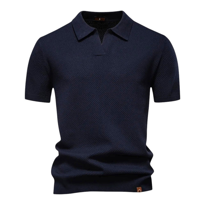 Polo z dzianiny waflowej