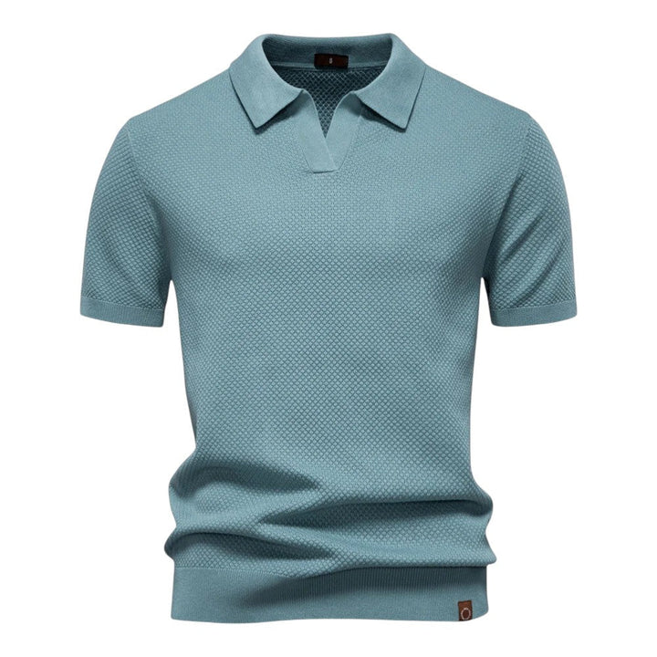 Polo z dzianiny waflowej