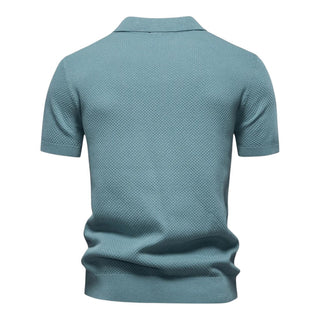 Polo z dzianiny waflowej