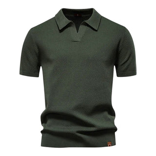 Polo z dzianiny waflowej