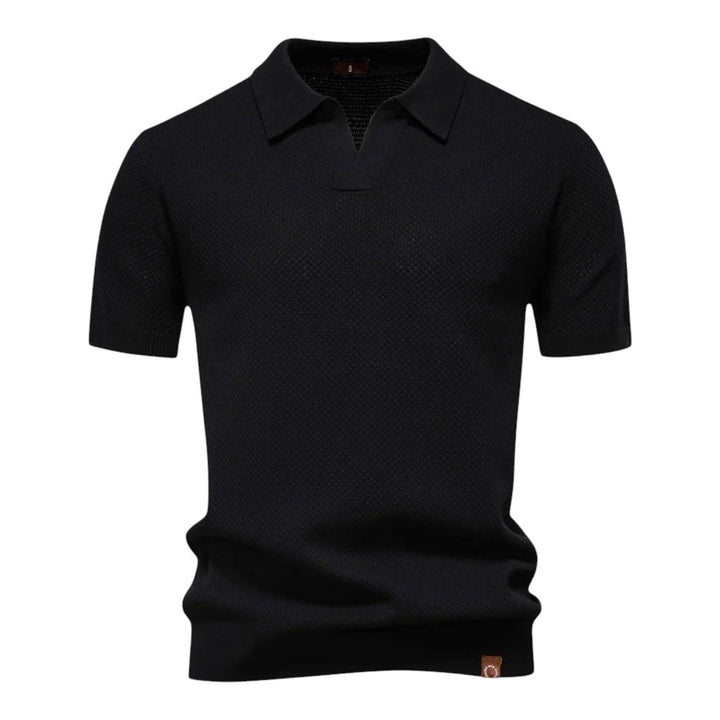 Polo z dzianiny waflowej