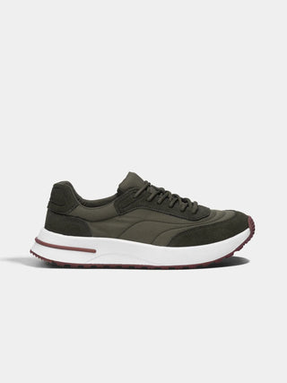 Oliwkowozielone sneakersy