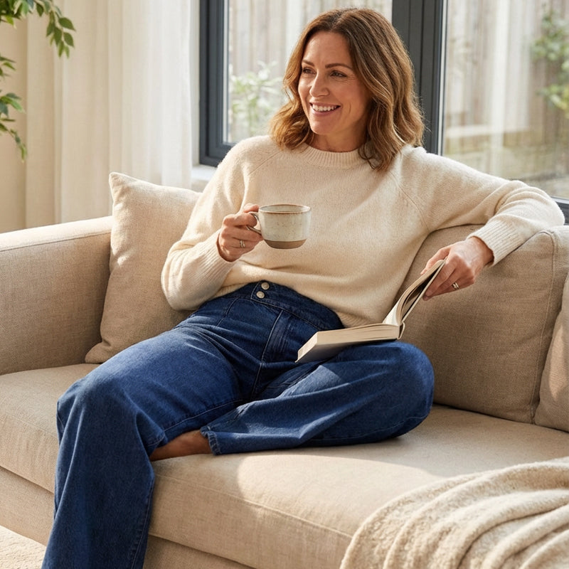 Adèle™ — Jeansy z wysokim stanem, które delikatnie wysmuklają sylwetkę