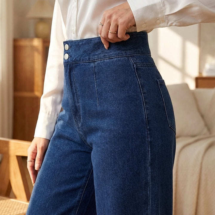 Adèle™ — Jeansy z wysokim stanem, które delikatnie wysmuklają sylwetkę