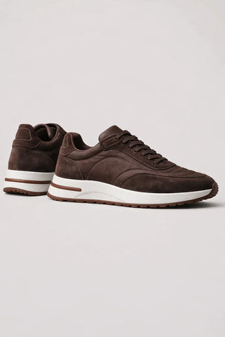 Brązowe sneakersy