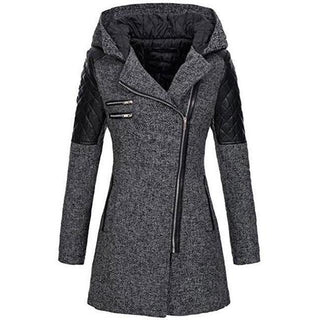 Manteau Décontracté Élégant À Capuche