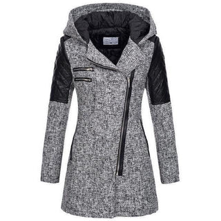 Manteau Décontracté Élégant À Capuche