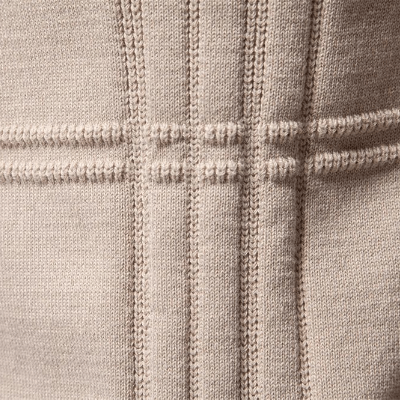 Męski sweter w kratę
