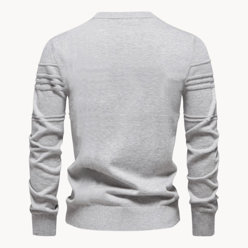 Męski sweter w kratę