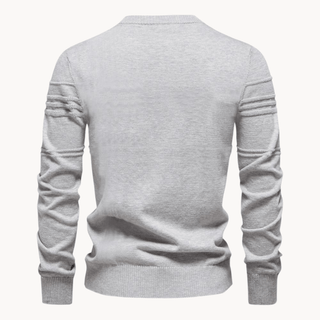 Męski sweter w kratę