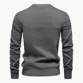 Męski sweter w kratę